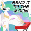 Celestia sends it to the moon.gif